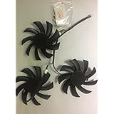 85mm Triple Set Replacement of nVidia/ATI/AMD Gaming/Mining Video Cards like Sapphire R9 270X 280X 290 290X Vapor-X OC Platinum TOXIC Gigabyte GTX 1050 1060 1070 1080 G1 N950OC N960G1 N970 and others