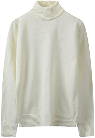 HARRISON83 Mens Long Sleeve Turtleneck Sweater Knit/A_MT1283-IVORY-M