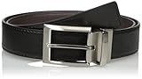 Calvin Klein Men's Calvin Klein Harness Buckle 35mm Reversible Belt, black/Brown, 36