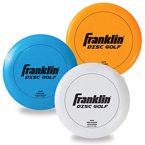 Franklin Sports Pro Disc Golf Discs Set Equipment Starter Kit Driver