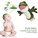 TAWIKO Soft Plush Frog Hand Puppets for Kids and Adults Role Play, Animal Friends Toys for Storytelling or Puppet Theater