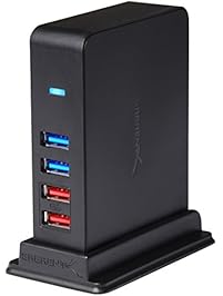 Sabrent 7 Port USB 3.0 HUB + 2 Charging Ports with 12V/4A Power Adapter [Black] (HB-U930)