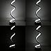 SkyeyArc Vertical Spiral Dimmable LED Table Lamp, Curved LED Desk Lamp, Contemporary Minimalist Lighting Design, Multiple Color Temperature Light, 12W, Black