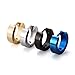 Jstyle Stainless Steel Mens Womens Stud Earrings Hoop Earrings for Men 7 Pairs