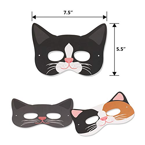 2 Masks+Kitten+Halloween+Party+Costumes