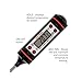 [NEW 2018 Edition] SmartHomes Digital Meat Cooking Thermometer - Ideal Oven Temperature Probe For Food, Grill, BBQ | Extra Bonus Recipes | Auto Shut-off For Maximum Battery Life