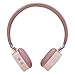 Contixo KB-100 Wireless Kids Headphones, Volume Safe Limit 85db, On-The-Ear Bluetooth Headphones, Kids Adjustable Headset (Pink)