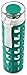 Ello Syndicate Glass Water Bottle with One-Touch Flip Lid, 20 oz, Teal