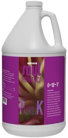 Roots Organics Soul Peak, Liquid Fertilizer for Hydroponics and Soil, 0-10-7, 1 Gallon, natural, (715375)