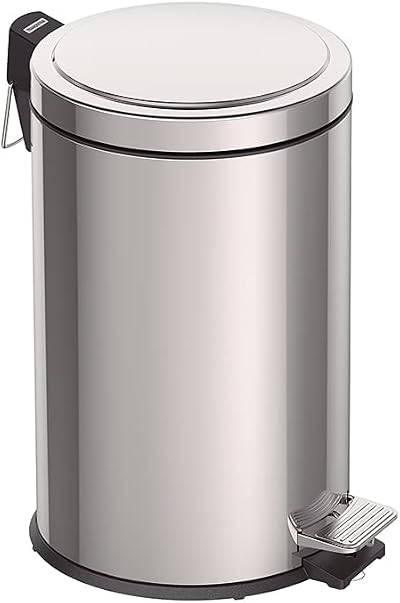 Tramontina 12L Pedal Bin Stainless Steel with Lid Removable Inner Bucket