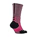 Nike Men's Hyper Elite Crossover Crew Basketball Socks - Large - pink and black