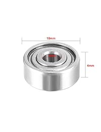 uxcell doble apantallado en miniatura ranura profunda Rodamiento de Bolas, TRTASJNIEJ1684