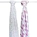 MakBB Ultra Soft Baby Swaddle Blanket, Bamboo Rayon, 2 count 47