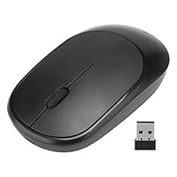 Suchinm Wireless Mouse, Low Consumption Rechargeable USB Wireless 2.4G Silent Ultra-Thin Mouse Compatible for Windows PC Laptop