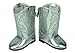 Sophia's Gender-Neutral Western Faux Leather Cowboy Boots with Traditional Embroidered Details and Zip-Up Back for 18” Dolls, Silver