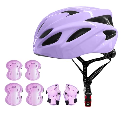 DAYONG Kids Helmet and Protective Gear Set, Adjustable Toddler Bike Helmet Set Knee Pads Elbow Pads Wrist Guards, Suit for Cycling Roller Skating Scooter Skateboard.