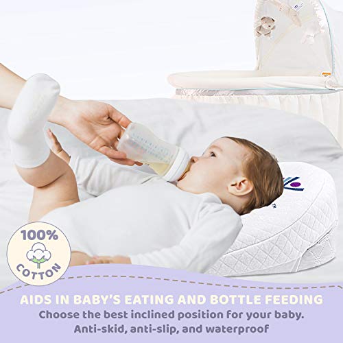 Did And Me Bassinet Wedge Universal Newborn Infant Pillow 3 Elevation Options Better Baby Sleep Aid Relieving Acid Reflux Nasal Congestion Feeding Happy Baby And Parents Cotton Fabric With Carry Case Pricepulse