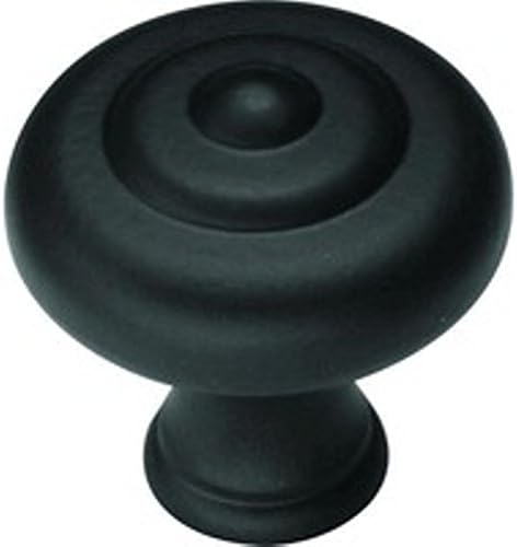 Belwith Keeler (Hickory Hardware) Carriage House Cabinet Knob A704 Wrought Iron Black