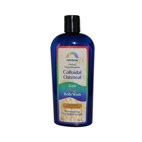 Rainbow Research Colloidal Oatmeal Bath and Body Wash, Fragrance Free, 12 Fluid Ounce