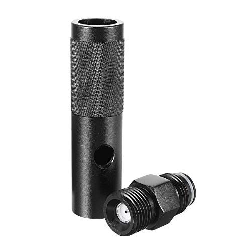 ZUINIUBI Paintball Quick Change 12g CO2 Cartridge Adapter Black