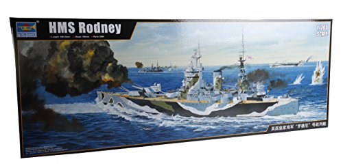 Trumpeter Hms Rodney 03709model Building Set-grey