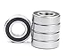 (Qty.100) CMB 608 2RS C3 Bearing 8x22x7mm, Skateboard Bearing - Chrome Steel (Gcr15)