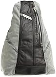 Diesel Home of The Brave Grey Denim with Leather Unisex Backpack