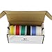 CBAZY 22 Gauge Flexible Silicone Wire Hook Up Kit - 6 Colors, 19.6 Feet Each, 22 AWG Stranded Electric Wire