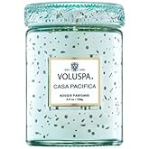 Voluspa Casa Pacifica Candle | Small Glass Jar | 5.5 Oz. | 50 Hour Burn Time | Hand-Poured Coconut Wax for a Clean Burn | Handcrafted in The USA