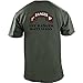 Army 1st Ranger Battalion Full Color Veteran T-Shirt (L, Green)
