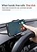 Happy Memories Universal Dashboard Car Phone Holder Easy Clip Mount Stand Car Phone Holder GPS Display Bracket Classic Black Car Holder Support