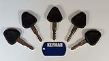 (5) Keyman Volvo Excavator Keys-Ignition key for Clark, Samsung, Volvo, Part Number 777