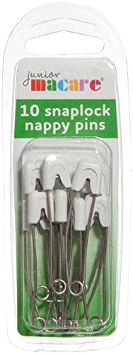 Junior MACARE SNAPLOCK Nappy PINS 10