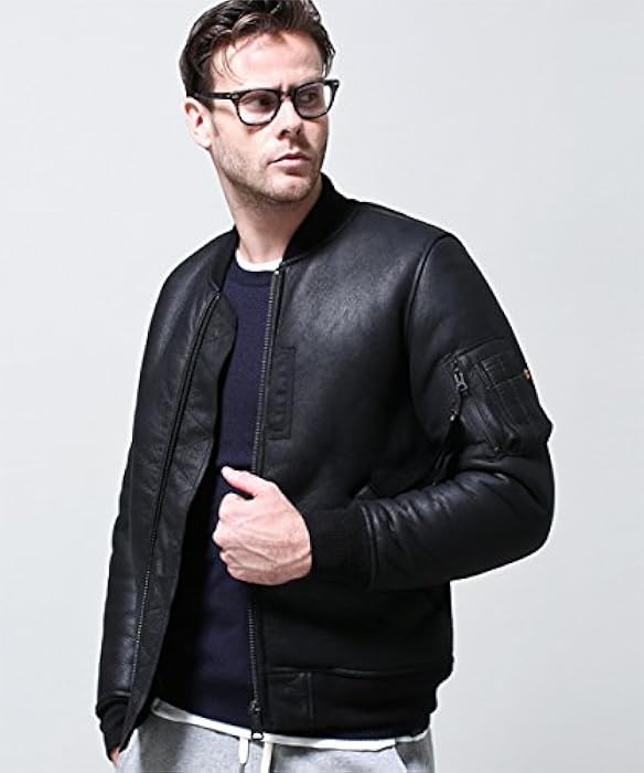 Amazon ナノ ユニバース Nano Universe Alpha別注 ムートンma 1