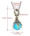 Xusamss Punk Titanium Steel Dragon Claw Pendant Crystal Ball Necklace,24inches Chain
