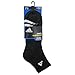 adidas Men's Cushioned Quarter Socks (3-Pair), Black/White/Light Onix/Granite, XL, (Shoe Size 12-16)