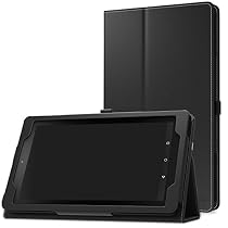MoKo Case for Fire 7 2015 - Slim Folding Cover for Amazon Fire Tablet (7 inch Display - 5th Generation, 2015 Release Only), BLACK