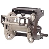 AMES 2415500 NeverLeak Poly Wall Mount Reel with Manual Guide and Tray, 225-Foot Hose Capacity
