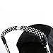 Choopie CityGrips Single Bar Grip Handle Covers for Stroller/Pram/Buggy Handlebars, Polka Dot Black, Large
