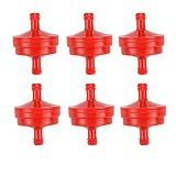 Milttor 6 Packs 394358 298090 Fuel Filter for 1/4" Fuel Line 150 Micron Replace Briggs & Stratton 298090s 4105 5018 395018 John Deere AM107314 LG298090 LG298090S PT4265