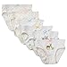 Closecret Kids Series Comfy Cotton Baby Underwear Little Girls' Assorted Briefs Panties With Bow-Knot(3-4 Years, Multicoloured)