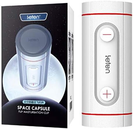 Premium Male Sucker Space Capsule Flip Hole Dual Channel Strong Sucktion Toy