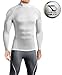 Defender New Men's Cool Compression Mock Shirts Tights Underwear Running WH_XL