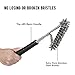 Preon BBQ Grill Brush, 18 Inches 3 in 1 Stainless Steel Best Barbecue Grill Cleaning Brush,Durable and Effective – 100% Rust Proof with Wire Bristles & Long Handle & Strength Clip