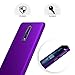 SLEO Nokia 8 Case Rubberized Hard PC Back Case Cover for Nokia 8 Phone - Purple