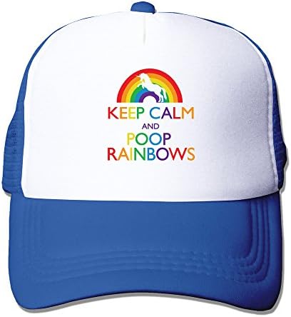 Adult Cute Unicorn Fart Hats Trucker Baseball Caps RoyalBlue