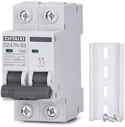 Chtaixi AC Miniature Circuit Breaker, 40 Amp
