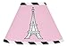 Sweet Jojo Designs Pink, Black and White Paris French Eifell Tower Lamp Shade
