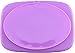 OBB 3-Section Silicone Baby Plate with Suction Cup Base (Purple)