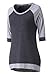 Zattcas Womens Slouchy Dolman Tunic 3/4 Sleeve Raglan T Shirt Tops …